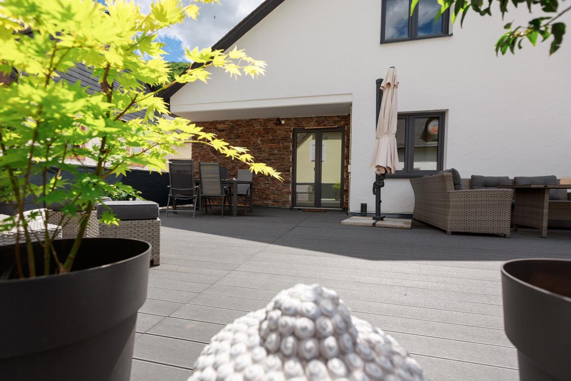 Geraeumige Mosel-fewo Fuer Ganze Familie - Grosse Dachterrasse - Netflix - Waschmaschine & Trockner * Senheim